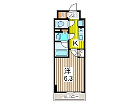 HF川口駅前レジデンス 407 ｜ 埼玉県川口市栄町３丁目（賃貸マンション1K・4階・23.10㎡） その2