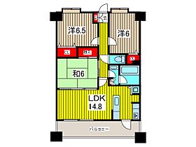 ダイアパレス鳩ヶ谷本町 705 ｜ 埼玉県川口市鳩ヶ谷本町３丁目（賃貸マンション3LDK・7階・71.40㎡） その1