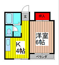 メゾンKM 207 ｜ 埼玉県川口市南鳩ヶ谷３丁目（賃貸マンション1K・2階・25.00㎡） その2