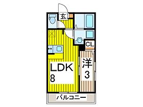 カサ　デ　ルーナ 201 ｜ 埼玉県川口市朝日１丁目（賃貸アパート1LDK・2階・26.31㎡） その2