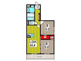 安行藤八D-room II 201 ｜ 埼玉県川口市大字安行藤八（賃貸アパート2LDK・2階・52.85㎡） その2