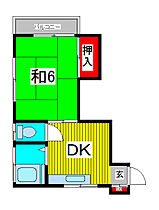 ハイツ須賀A棟 202 ｜ 埼玉県川口市芝塚原１丁目（賃貸アパート1DK・2階・22.35㎡） その2