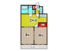 グリーンセピア 302 ｜ 埼玉県川口市領家３丁目（賃貸マンション2LDK・3階・41.65㎡） その2