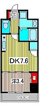 アクシーズタワー川口VIII 703 ｜ 埼玉県川口市金山町（賃貸マンション1DK・7階・30.56㎡） その2