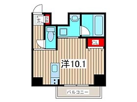 ケリア川口 701 ｜ 埼玉県川口市栄町３丁目（賃貸マンション1R・7階・24.74㎡） その2