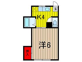 木本マンション 102 ｜ 埼玉県川口市並木３丁目（賃貸マンション1K・1階・21.00㎡） その2