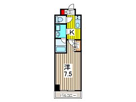 オープンブルーム川口 606 ｜ 埼玉県川口市幸町２丁目（賃貸マンション1K・6階・25.07㎡） その2