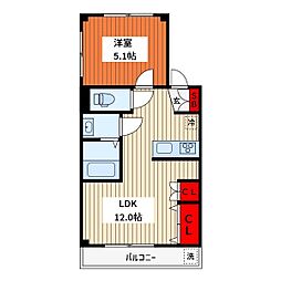 間取図画像 1LDK
