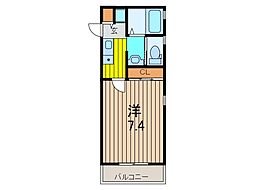 RERA 1Kの間取図画像
