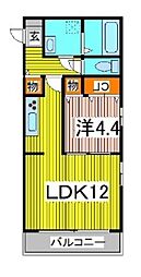 アネシス 1LDKの間取図画像