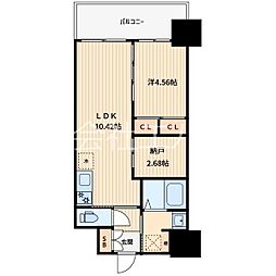 プレジオ川口 1SLDKの間取図画像