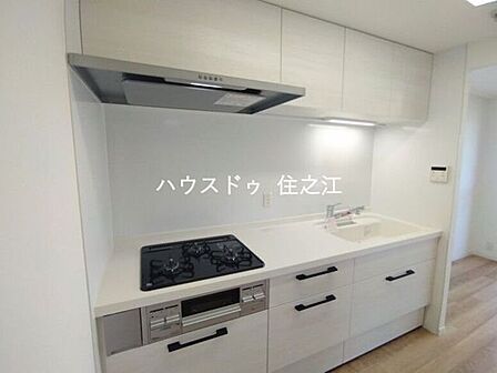 シンクも広めでお料理はもちろん食器洗いもしやすいですよ