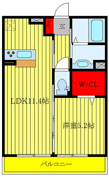 Villa　Garland　Court ｜埼玉県蕨市中央4丁目(賃貸アパート1LDK・2階・39.63㎡)の写真 その2