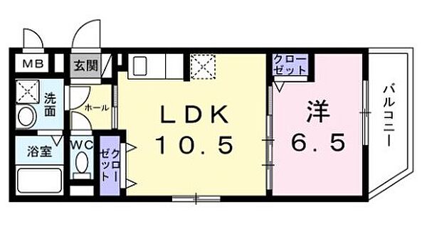 祖III 203｜東京都北区堀船3丁目(賃貸マンション1LDK・2階・40.31㎡)の写真 その2