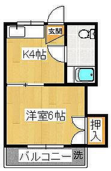 永島ビル 201｜千葉県市川市市川南3丁目(賃貸マンション1K・2階・21.87㎡)の写真 その2