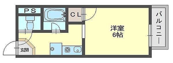 エスポワール 203｜滋賀県彦根市大藪町(賃貸アパート1K・2階・18.90㎡)の写真 その2