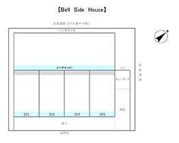 Ｂｅｌｌ　Ｓｉｄｅ　Ｈｏｕｓｅ 205 ｜ 滋賀県彦根市長曽根南町（賃貸アパート1K・2階・20.03㎡） その3