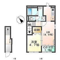 高宮町新築アパート 203 ｜ 滋賀県彦根市高宮町（賃貸アパート1LDK・2階・42.34㎡） その2