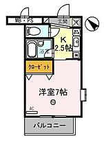 サンタウン竹鼻Ｂ 432 ｜ 滋賀県彦根市竹ケ鼻町（賃貸マンション1K・4階・25.81㎡） その2