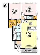 プランドール清草 102 ｜ 滋賀県彦根市平田町（賃貸アパート2LDK・1階・59.43㎡） その2