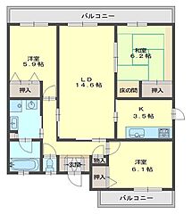 物件の間取り