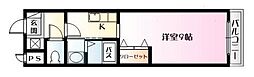 THELAKEVIEW 1Kの間取図画像