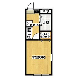 ステラ 1Kの間取図画像