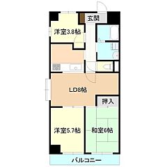 物件の間取り