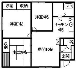 間取図画像 3LDK