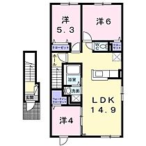 スペランツァ 205 ｜ 北海道名寄市西十一条南12丁目（賃貸アパート3LDK・2階・66.85㎡） その2