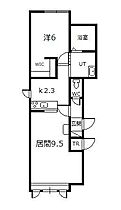 ディオ 101 ｜ 北海道士別市東五条1丁目（賃貸アパート1LDK・1階・46.26㎡） その2