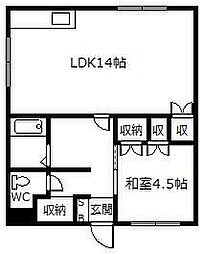 間取図画像 1LDK