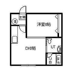 間取図画像 1DK