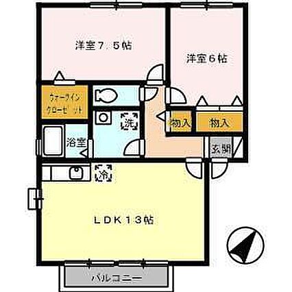 アグレアーブル春日Ａ_間取り_0