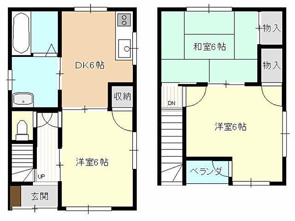 ルピナス ｜広島県府中市中須町(賃貸一戸建3DK・--・59.13㎡)の写真 その2