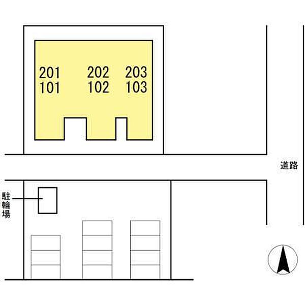 セジュール笠原　Ａ棟 ｜広島県福山市手城町1丁目(賃貸アパート2DK・1階・47.80㎡)の写真 その7