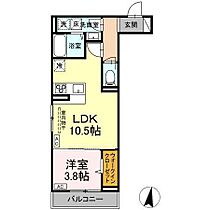 D-ｒｅｓｉｄｅｎｃｅ中央公園  ｜ 広島県福山市明治町13-3（賃貸アパート1LDK・1階・37.00㎡） その2