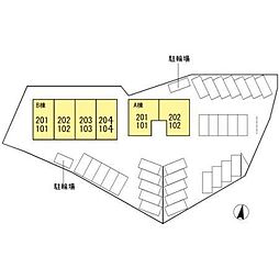 サンヴェール　Ｂ棟 2階1LDKの室内