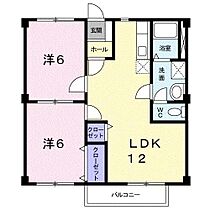 ニューシティ聖  ｜ 広島県福山市高西町南107（賃貸アパート2LDK・2階・52.99㎡） その2