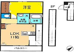 Ｌｕｍｉｎｏｕｓ　Ｃ棟 3階1LDKの間取り
