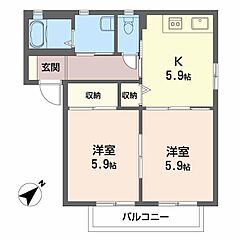 物件の間取り
