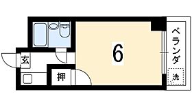 猪倉ビル 4-D ｜ 京都府京都市左京区下鴨高木町4-1（賃貸マンション1K・4階・16.87㎡） その2