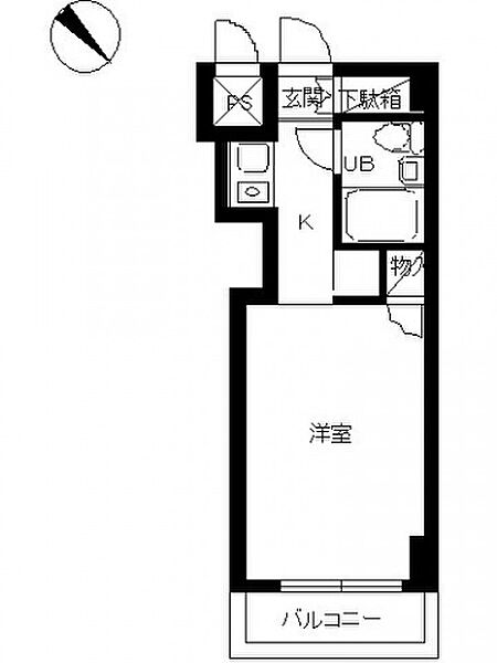 スカイコート横浜平沼 310号室｜神奈川県横浜市西区平沼１丁目(賃貸マンション1R・3階・16.00㎡)の写真 その2