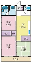 間取図画像 3DK