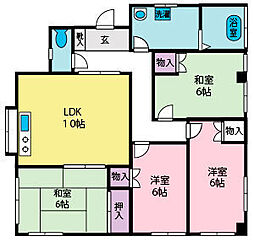 エルクワルトシマダ 4LDKの間取図画像
