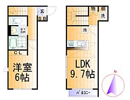 メゾン・ド・ソレイユ 1LDKの間取図画像
