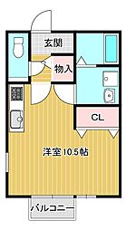 間取図画像 ワンルーム