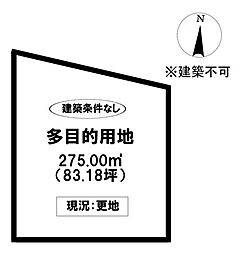 物件画像 売土地　藤岡飯野町建築不可/多目的用地