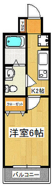 Ｎ－ｓｔａｇｅ西船橋III 208｜千葉県船橋市本郷町(賃貸マンション1K・2階・22.12㎡)の写真 その2