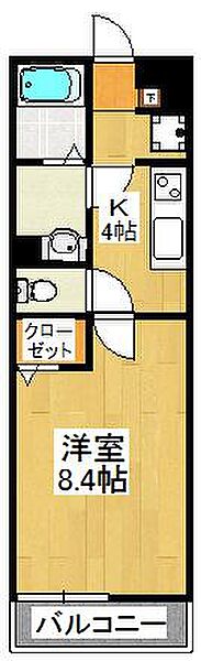 リブリ・アクティー船橋 107｜千葉県船橋市前貝塚町(賃貸アパート1K・1階・26.08㎡)の写真 その2